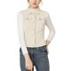 thumbnail image 1 of INSPIRE CHIC Chaleco de Mezclilla sin Mangas para Mujer con Botones Lavado Oyster M, 1 of 6