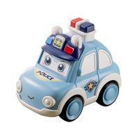 Magideal - Press And Go Cars Coche De Juguete Para Bebé, Bonito, Creativo, Regalos De Cumpleaños, Vehículos, Juguetes Educativos Para Edades Tempranas Para Niños Coche De Policía