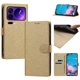 thumbnail image 3 of Funda Cartera de PU para Xiaomi 17 Pro con Tarjetas, Dorado, 3 of 6