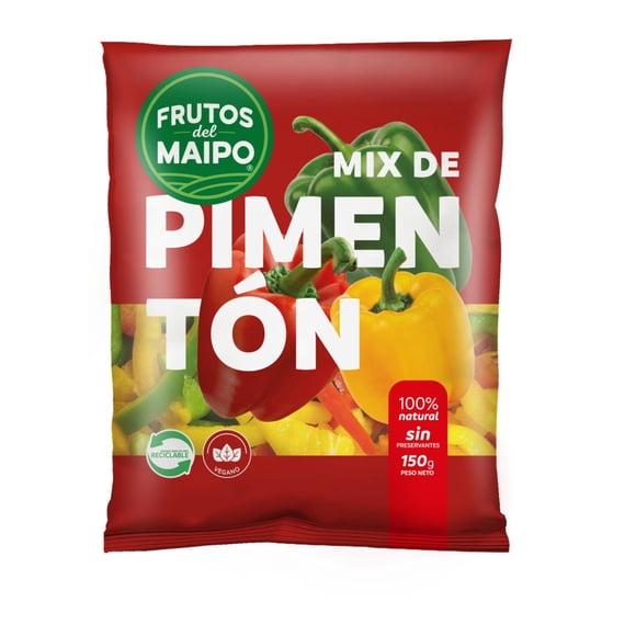 Mix de Pimentones Congelados, 150 g