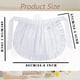 thumbnail image 3 of 2 paquete Deldelales para las mujeres con bolsillos cocina camarera cocina delantal falda vintage lindo vestido de ruffle disfraz (blanco, estilo de cintura), 3 of 3