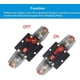 thumbnail image 2 of Disyuntor de audio de 30 A, 40 A, 50 A, 60 A, 80 A, 100 A, 150 A, portafusibles en línea para estéreo de automóvil, inversor, reinicio manual, 12 V-24 V CC, para protección de sistemas de audio automo, 2 of 7