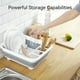 thumbnail image 2 of Multifunction Kitchen Drying Collapsible Dish Drainer Rack Folding Bowl Drain Rack Tableware Holder Fruit Basket Organizer Kitchen Gadgets, 2 of 2