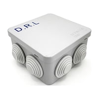 Caja Estanca Derivación Drl Ip40 Pvc 85X85X50Mm Conos Sec Gris