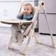 thumbnail image 5 of Silla De Comer Para Bebé Niño Ecocuero Altura Ajustable Beige, 5 of 7