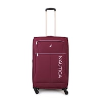 Maleta De Tela Mediana Nautica Valencia 20Kg Burdeo