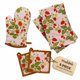 thumbnail image 1 of Set de 5 piezas Muldale con diseño de fresa: posavasos, paños y guante de horno, 1 of 7