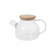 thumbnail image 1 of Tetera de Vidrio 1000ml con Tapa Bambú | Punta Vertedor, 1 of 3