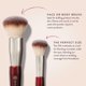 thumbnail image 5 of Set de brochas de maquillaje BK BEAUTY Large Buffer & Round Foundation, 5 of 7