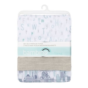 Bambino - Set 3 Pañales Tuto Gris Abecedario Niño