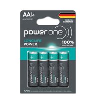 Power One - Blister Pilas Alcalinas Aa X 4 Powerone
