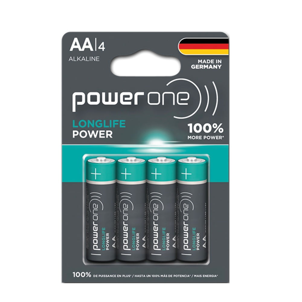 Power One - Blister Pilas Alcalinas Aa X 4 Powerone