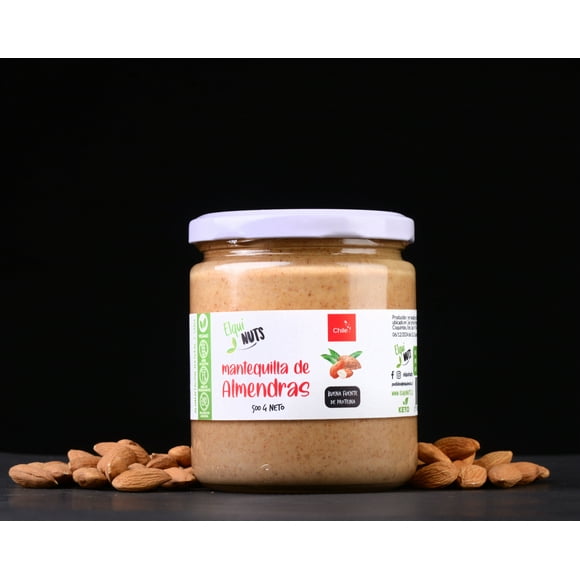 Mantequilla de Almendras Elquinuts 500 gr | 100% Natural | Alta en Vitamina E