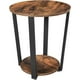 thumbnail image 1 of Mesa Lateral Auxiliar Redonda Vagar Estilo Industrial, 1 of 6