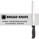 thumbnail image 2 of Cuchillo de Pan de Cocina Spyderco K01 26 cm Acero MBS-26, 2 of 5