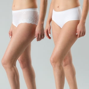 Pack Pantaleta Blonda Flores Mujer 13127-1