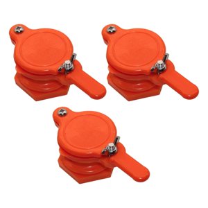 Magideal - 3 Válvulas De Compuerta Para Miel, Aparatos Para Apicultor, Válvulas Resistentes Y Fáciles De Usar Para Máquina Extractora De Miel Para Jardín, Piezas Naranja