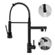 thumbnail image 1 of LLave Cocina Giratoria Monomando Triple Lavaplatos Flexible Negro, 1 of 8