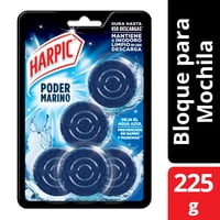 Pastilla Para Estanque Para Inodoros Power Plus X4 Pack Sobre 225 G Harpic