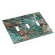 thumbnail image 3 of Placa decorativa para interruptor Oilbiexn de 3 módulos, verde esmeralda, 3 of 8