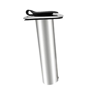 Ioensy - Soporte Genérico Para Caña De Pescar De Montaje Empotrado Con Junta De Brida De Acero Inoxidable 90 Grados