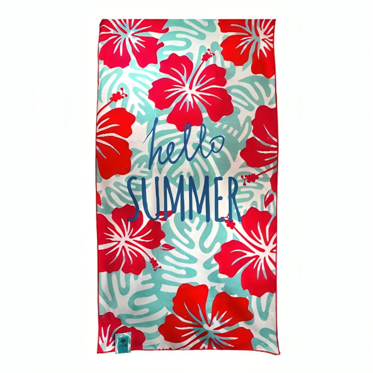 Zahr - Toalla De Playa Microfibra Estampada Hello Summer