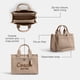 thumbnail image 3 of Bolsa Coach Cargo Tote 26 Dark Natural para mujeres y hombres, 3 of 5