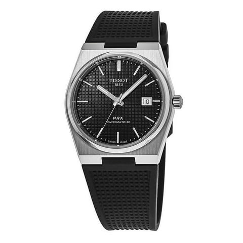 Tissot - Reloj Prx Powermatic 80 Automático Esfera Negra Para Hombre T137.407.17.051.00