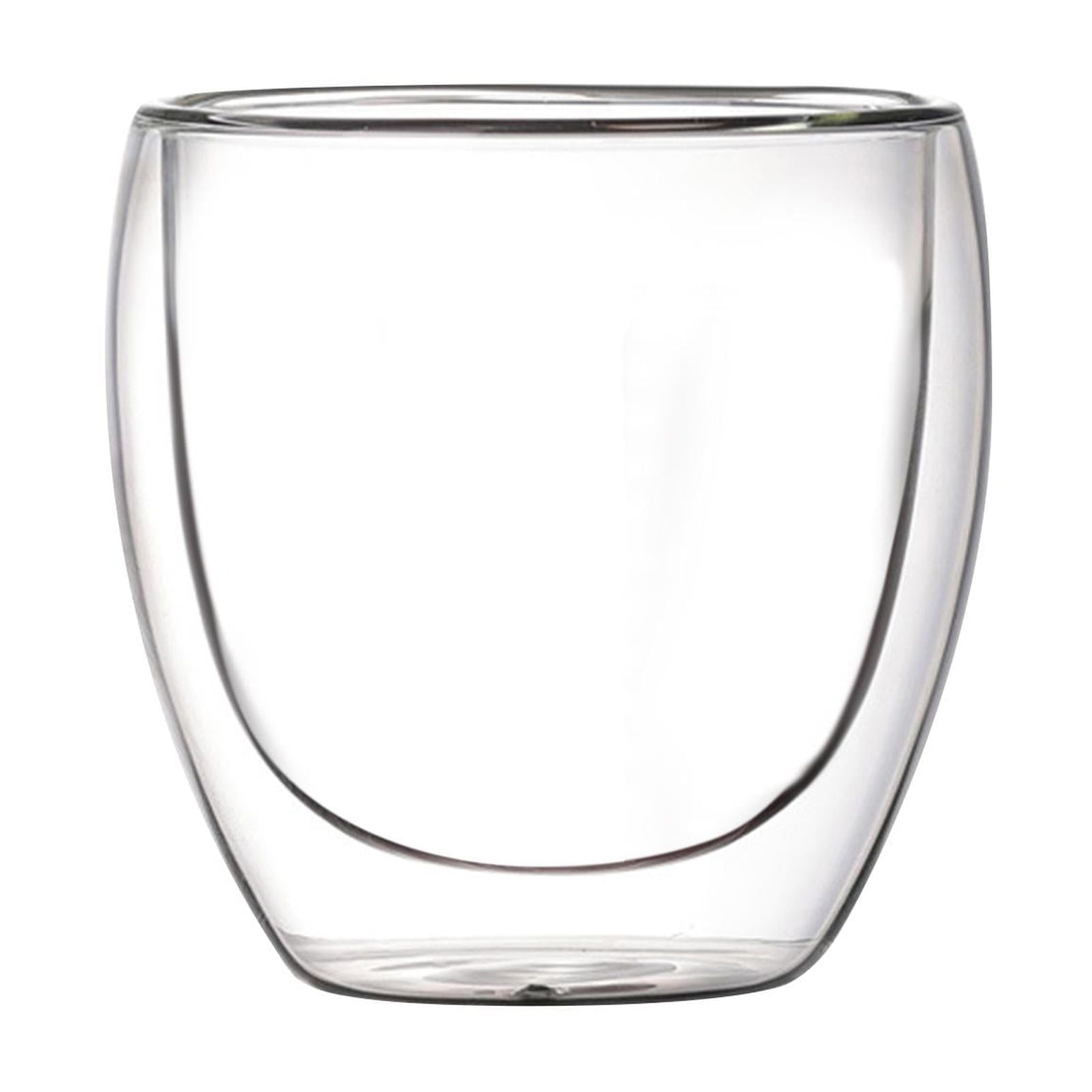 Magideal - Tazas De Café De Doble Pared Tazas De Café Expreso Pequeñas Taza Con Aislamiento De Vidrio De Borosilicato Alto Tazas Para Beber Tazas De Té Para Té