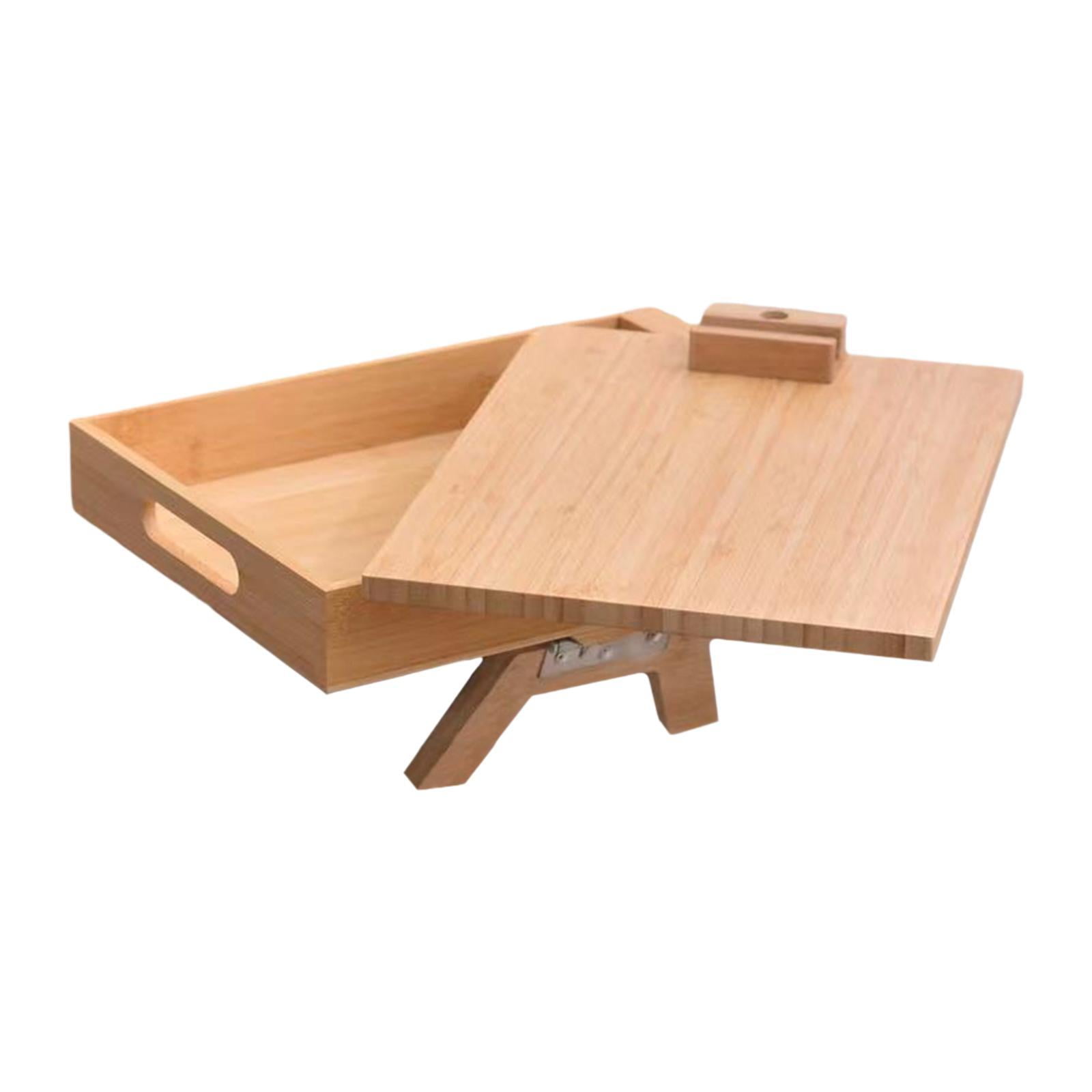 Bothyi - Bandeja Para Mesa Con Brazo De Sofá, Sillón, Mesa, Bandeja Para Control Remoto, Bebidas, Taza, Plato