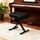thumbnail image 2 of Banco de piano Takira ajustable negro plegable, 2 of 9