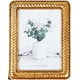 thumbnail image 1 of Marco foto vintage resina 6x9 cm oro trenzado mesa o montaje pared, 1 of 7