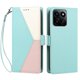 thumbnail image 3 of Cartera Plegable para Honor 200 Smart, PU Tricolor con Ranuras, Verde, 3 of 6