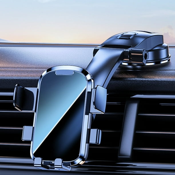 1pc Sturdy Car Phone Holder with Suction Cup and Rack Mount - Securely Mount Your Phone for Safe Driving