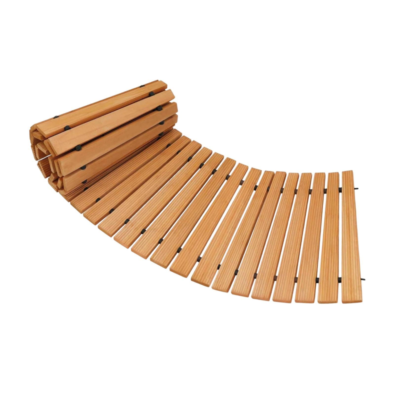 Ioensy - Camino De Jardín De Madera Resistente A La Intemperie, Camino De Patio Para Fiestas En El Jardín