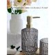 thumbnail image 3 of Set de accesorios de baño Lamarriti Glass con dispensador de jabón gris, 5 unidades, 3 of 7