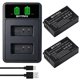 thumbnail image 1 of Batería Batmax EN-EL20 (2 unidades) + Cargador LCD USB, 1 of 8