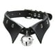 thumbnail image 3 of Collar De Gargantilla Estilo Rock Collar De Cuero De PU De Moda Para Niñas Cosplayer Negro, 3 of 4