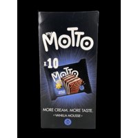 Obleas Mousse Vainilla My Motto 10 Un X 34 G