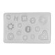 thumbnail image 4 of Moldes De Botón De Fundición De Resina De Silicona Epoxi De Cristal Para Fondant DIY Craft Tool, 4 of 5