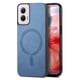 thumbnail image 2 of Magnetic Slim Case for Motorola Moto G Play 2024 5G with Camera Guard & Anti-Scratch Back Blue, 2 of 6