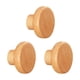 thumbnail image 4 of Ganchos De Madera Para Abrigos, Bolsas, Llaves, Decoración Del Hogar, Toalla Creativa, Estante De Ropa Rústico, 5cm De Diámetro, 3 Uds., 4 of 5