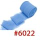 thumbnail image 1 of Xiao Hua Cinta de gasa para manualidades - Azul, 3 rollos de cinta con borlas de 4 cm de ancho x 49,5 metros de largo, ideal para envolver ramos de novia, regalos y decoraciones para fiestas., 1 of 3