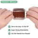 thumbnail image 2 of Uxcell 16-Pack Protectores de Suelo para Patas de Silla, Almohadillas de Silicona con Fieltro para Patas de Muebles para Suelos de Madera Dura, 2 of 7