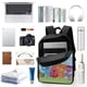 thumbnail image 3 of Amigos Sago Mini-theme Backpack, Campus style schoolbag Bookbag with Adjustable Shoulder Straps And Large Zip Compartment, Unisex Travel Bags., 3 of 6