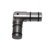 Metalhsa - Codo Articulado Satín Para Barras De Cortina 19 Mm