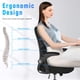 thumbnail image 3 of Silla de oficina naspaluro ergonómica con respaldo medio con altura ajustable, 3 of 9