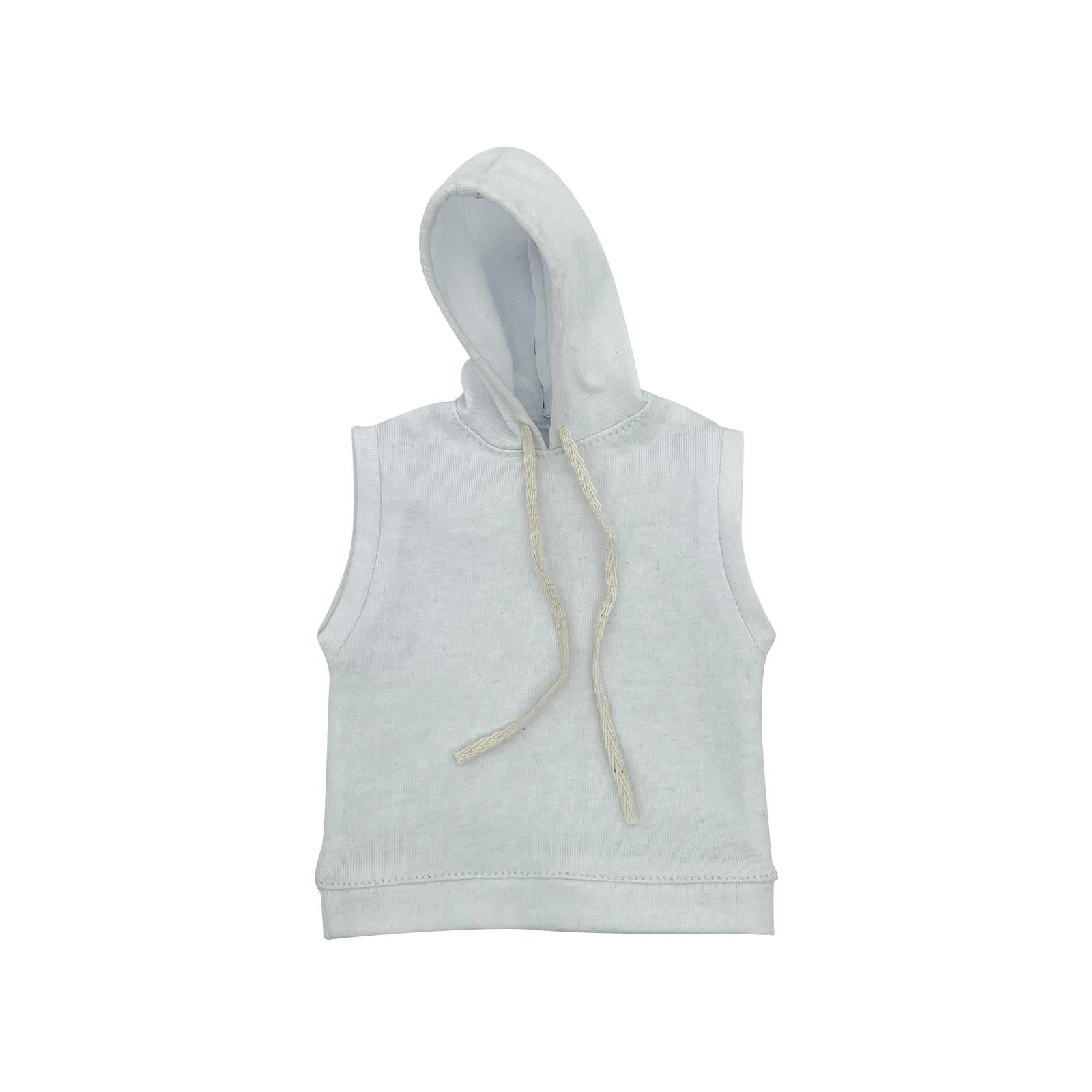 Bothyi - Sudadera Con Capucha Sin Mangas A Escala 1:6, Ropa Retro En Miniatura Para Figuras De Vestir De 12 Pulgadas