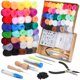 thumbnail image 1 of Kit de inicio de fieltro con aguja Mayboos Wool Roving, juego de 40 colores, 1 of 7