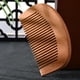 thumbnail image 1 of 1Pc Natural Peach Wood Comb Close Teeth Anti-static Head Massage Beard Hair Care Tool Beauty Accessories Barber Women's Hairdres, 1 of 3